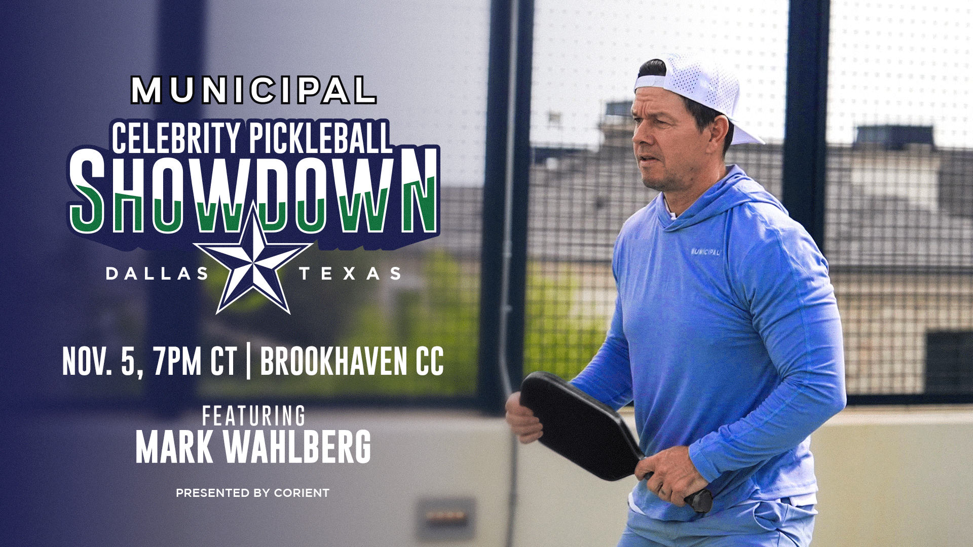 MUNICIPAL Celebrity Pickleball Showdown featuring Mark Wahlberg